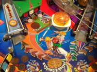 Image # 65100: Bushido Center Playfield 
(Serial number 1260.)