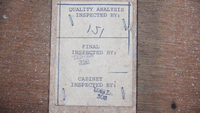 Image # 81860: Night Rider Inside Cabinet - Detail 
(Serial number ENR7388.)