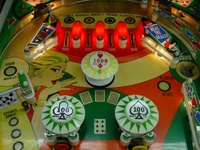 Image # 25088: Black Jack Upper Playfield 
(Serial number 1034.)