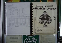 Image # 31454: Black Jack Schematic And Manual 
(This schematic and manual 1092-E is the Solid State version but the owner stated it accompanied the game with serial number 1006.)