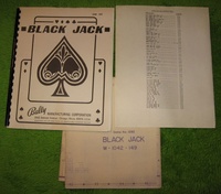 Image # 38556: Black Jack Paperwork 
(This EM manual, schematic diagram, and coil location chart were obtained separately from any game.)