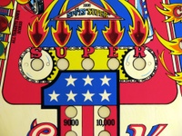 Image # 40044: Evel Knievel Blank Playfield - Detail