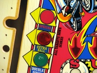 Image # 40043: Evel Knievel Blank Playfield - Detail
