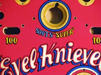 Image # 40040: Evel Knievel Blank Playfield - Detail