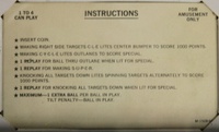 Image # 60452: Evel Knievel Instruction Card