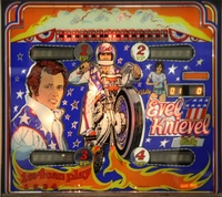 Image # 60450: Evel Knievel Illuminated Backglass