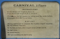 Image # 56609: Carnival Instruction Card