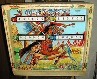 Image # 6445: Cherokee Backglass