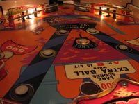 Image # 47017: Casanova Illuminated Lower Playfield 
(Serial number 64560.)
