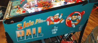 Image # 82743: Sleic Pin-BALL Cabinet - Right 
(The playfield LED illumination shown here is not original to this game.)