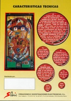 Image # 16445: Sleic Pin-BALL Flyer, Back