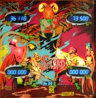Image # 71770: Sinbad Illuminated Backglass