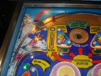 Image # 34193: Ski Jump Illuminated Upper Left Playfield