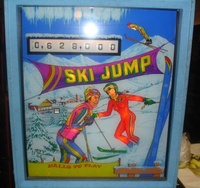 Image # 34190: Ski Jump Illuminated Backglass