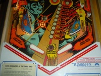 Image # 35915: Close Encounters of the Third Kind Lower Playfield