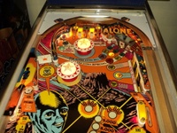Image # 50006: Close Encounters of the Third Kind Sample Game - Upper Playfield 
(Serial number 01081 S.)