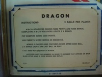 Image # 47568: Dragon Instruction Card