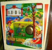 Image # 16137: Hurdy Gurdy (Italy) Backglass