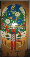 Image # 45199: Hurdy Gurdy (Italy) Blank Playfield 
(This playfield was identified to us as New Old Stock. Located in Italy.)