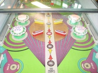 Image # 53972: Challenger Yellow Player View 
(The inside walls of the cabinet were repainted.)
