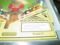 Image # 53974: Challenger Yellow Player Apron 
(The inside walls of the cabinet were repainted.)