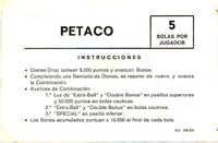 Image # 15949: Petaco Instruction Card