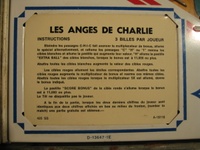 Image # 50830: Charlie's Angels French Instruction Card