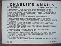 Image # 26297: Charlie's Angels Instruction Card
