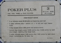 Image # 51049: Poker Plus Instruction Card