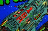 Image # 31008: City Ship Backglass - Detail