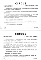 Image # 29806: Circus Instruction Cards