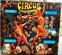Image # 29837: Circus Backglass - Illuminated
