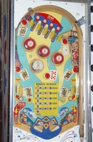 Image # 34585: Aces Top Playfield 
(Serial number 'AH 1017'.)