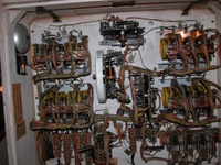 Image # 49540: Aces Top Inside Backbox 
(Cabinet serial number AH-1595.)