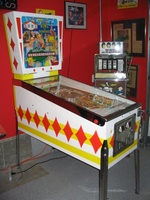 Image # 60423: King of Diamonds Gottlieb Licensing Prototype - Full View 
(This game was hand-built and presented to Gottlieb in request for a license. )