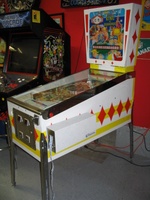 Image # 60424: King of Diamonds Gottlieb Licensing Prototype - Ticket Vender 
(This game was hand-built and presented to Gottlieb in request for a license. )