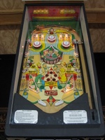 Image # 34668: King of Diamonds Stern Prototype - Illuminated Playfield 
(Photographed at Chicago Pinball Expo 2006.)