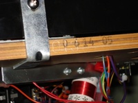 Image # 43287: Big Bang Bar Prototype Serial Number 
(Serial number 013 stamped on the playfield edge.)