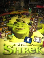 Image # 37803: Shrek� Sample Game - Playfield - Detail 
(Serial number E 216298.)