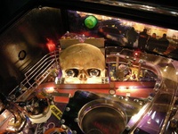 Image # 38848: CSI Prototype - Skull with Pinball Eyes 
(Serial number 221380.)