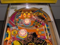 Image # 32646: Close Encounters of the Third Kind Illuminated Upper Playfield