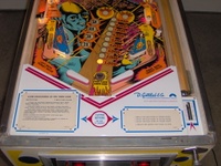 Image # 32648: Close Encounters of the Third Kind Illuminated Lower Playfield