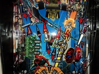 Image # 47799: Spider-Man� (Black Suited) Middle Playfield 
(Serial number 214536.)