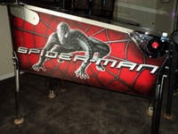 Image # 47804: Spider-Man� (Black Suited) Cabinet - Left 
(Serial number 214536.)