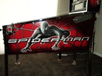 Image # 47805: Spider-Man� (Black Suited) Cabinet - Right 
(Serial number 214536.)