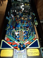 Image # 48909: James Cameron�s Avatar (Limited Edition) Playfield 
(Number 145 of 250. Cabinet serial number 228173.)