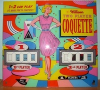 Image # 6577: Coquette Backglass