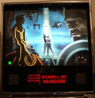 Image # 52738: Disney TRON Legacy (Limited Edition) Illuminated Backglass 
(Limited Edition number 130 of 400.)