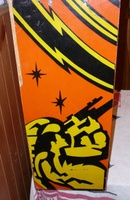 Image # 40693: Cosmic Gunfight Orange Version Backbox - Left