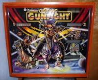 Image # 40688: Cosmic Gunfight Orange Version Backglass